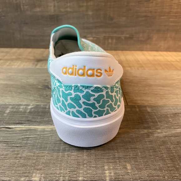 Adidas Court Ralleye Slip On ‘Teal White’ - Picture 4 of 8